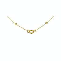 14Κ Χρυσό Κολιέ Ρόμβοι - gn1007