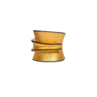 Μαύρο & Χρυσό Δαχτυλίδι από Ασήμι - ak1319