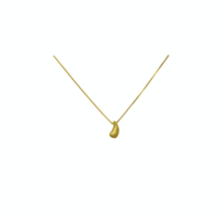 Επίχρυσο Κολιέ από Ασήμι Σταγόνα - sn2724