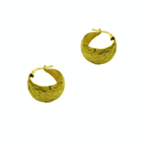 Επίχρυσοι Φαρδιοί Κρίκοι από Ασήμι - se1943