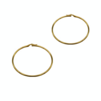 Χρυσοί Κρίκοι 14Κ Μεγάλοι - ge0103