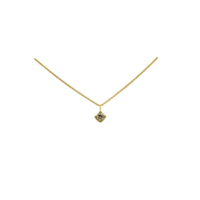 14Κ Χρυσό Μονόπετρο Κολιέ - gn1518