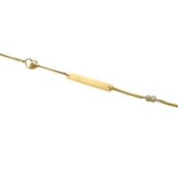 Κ9 Χρυσή Ταυτότητα Καρδούλες - gk200