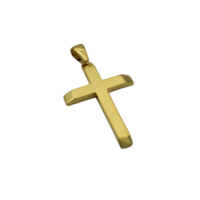 14Κ Χρυσός Ματ Ανδρικός Σταυρός - gs996
