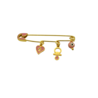 Ασημένια Παραμάνα Πιπίλα Καρδιά & Ματάκι - sk542