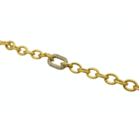 14Κ Χρυσό & Λευκόχρυσο Βραχιόλι - gb540