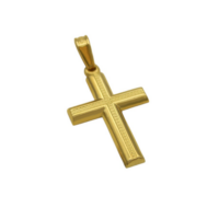 14Κ Χρυσός Ανδρικός Σταυρός Βάπτισης - gs950