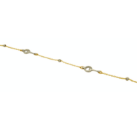 14Κ Χρυσό & Λευκόχρυσο Βραχιόλι - gb323