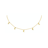 14Κ Χρυσό Κολιέ Φεγγάρια - gn1988