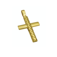 Ανάγλυφος Σταυρός Χρυσός 14Κ - gs118476