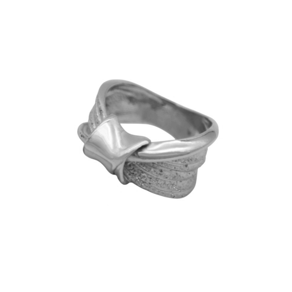 Ασημένιο Δαχτυλίδι Κόμπος - sr26043