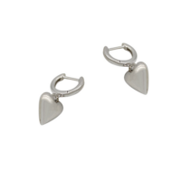 Ασημένια Σκουλαρίκια Καρδιές - se3369