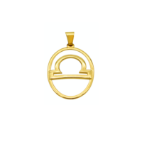 9Κ Χρυσό Ζώδιο Ζυγός - gm2042lb