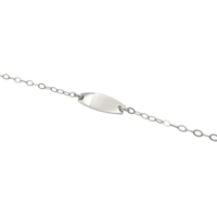 Ασημένιο Βραχιόλι Ταυτότητα για Αγόρι - sb200492