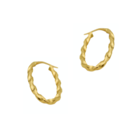 Χρυσά Στριφτά Κρικάκια 14Κ - ge0099