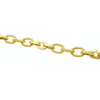 Βραχιόλι Αλυσίδα από Ασήμι Επιχρυσωμένο - sb25218y