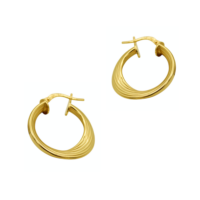 Ασημένιοι Φαρδιοί Κρίκοι - se662