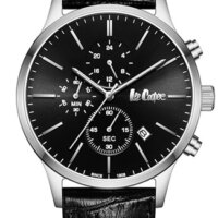 Ρολόι Lee Cooper Μαύρο Δερμάτινο Λουράκι - lc08154_351