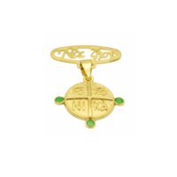 9Κ Χρυσή Παραμάνα Ιησούς Χριστός Νικά - gk217