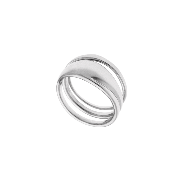 Ασημένιο Τριπλό Δαχτυλίδι - sr23945