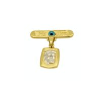 Παιδική Παραμάνα Χρυσή & Λευκόχρυση 9Κ - gk218