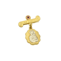 Χρυσή & Λευκόχρυση Παραμάνα 9Κ - gk222