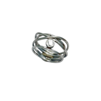 Δαχτυλίδι Ασημένιο Χειροποίητο με Ζιργκόν - ap0815