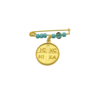 2 Όψεων Επίχρυση Παραμάνα από Ασήμι - sk066