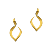 Στριφτά Σκουλαρίκια Φλόγες από Ασήμι - os2810