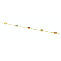 Πολύχρωμο Βραχιόλι από Χρυσό 9Κ - gb172178